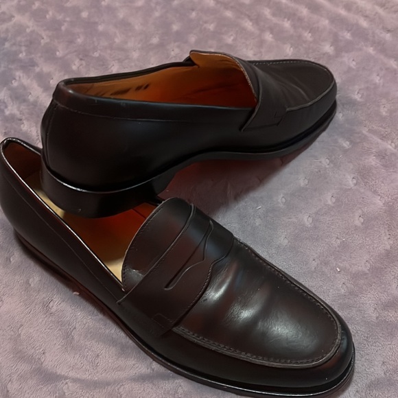 Men’s Polo Black Leather Loafers Size 13 D - Picture 2 of 8